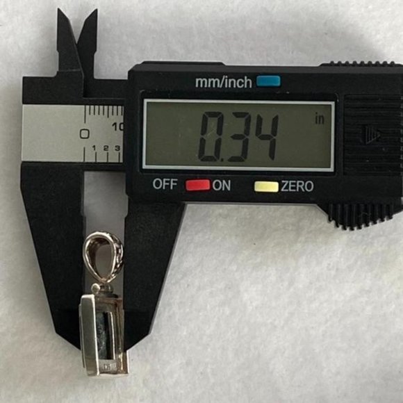 Sterling Silver Paua Abalone Pendant Necklace 16" Round Omega Chain - Picture 11 of 16